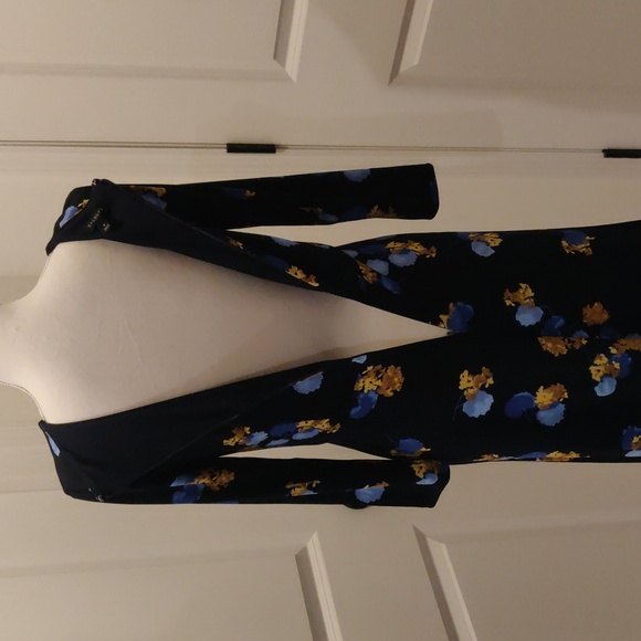 Talbots Jersey Twist Midi Dress sz 6 - Picture 8 of 14